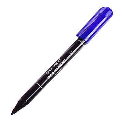 Маркер перманентный 2.0 мм Centropen 2846, линия 1 мм, цвет синий