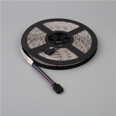 Светодиодная лента Smartbuy, 12 В, SMD5050, 5 м, IP65, 14.4 Вт/м, 60 LED/м, RGB