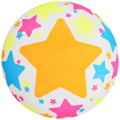 Мяч детский «Звёзды», 22 см, 60 г, цвета МИКС