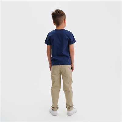 Джинсы для мальчика KAFTAN, размер 38 (146-152 см), цвет бежевый