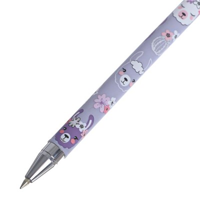 Ручка шариковая HappyWrite "Цирк.Ламы", 0,5 мм, синие чернила