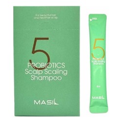 Masil Шампунь для волос глубокоочищающий с пробиотиками / 5 Probiotics Scalp Scaling Shampoo, 8 мл x 20 шт.