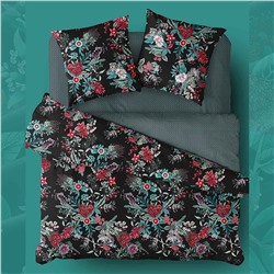 Комплект постельного белья 2 спальный "Mia Cara" Цветочный фейерверк люкс перкаль