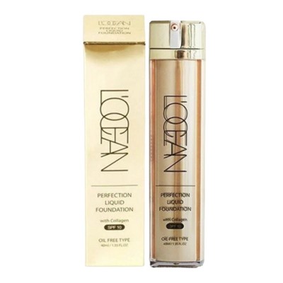 L’ocean Тональная основа / Perfection Liquid Foundation With Collagen, 23 Natural Beige