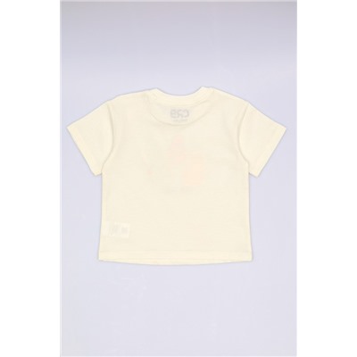 CSBG 90250-21-410 Комплект для девочки (футболка, шорты),экрю