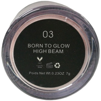 Рассыпчатый Хайлайтер с пуховкой NYX Bornto Glow High Beam № 3 7 g