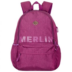 Школьный Рюкзак Across Merlin светло-фиолетовый A7288-17
