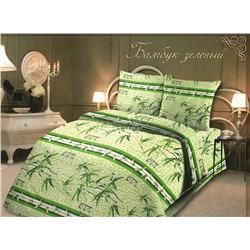 Постельное бельё "Бязь ГОСТ, Шуя" Бамбук зеленый, Комплекты постельного белья