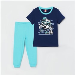 CSKB 50003-41 Комплект для мальчика (футболка, брюки), темно-синий