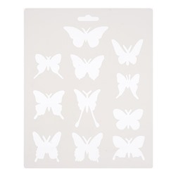 Трафарет для рисования "Бабочки" 25,5 х 20,5 см
