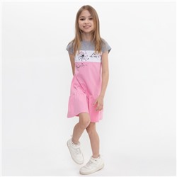 Платье для девочки, цвет розовый, рост 128 см