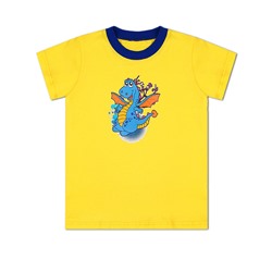 Жёлтая футболка для мальчика 80711-МЛС19