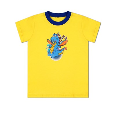 Жёлтая футболка для мальчика 80711-МЛС19