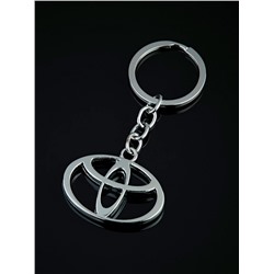 Q-008 Брелок для ключей "Тойота" (хром/цепь)