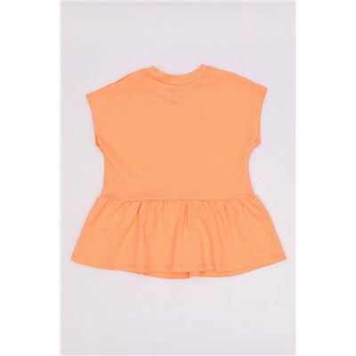 CSBG 90251-47-410 Комплект для девочки (платье модель "туника", бриджи),персиковый