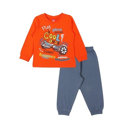 CAK 5391 Пижама для мальчика, оранжевый