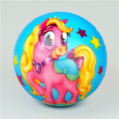Мягкий мяч «Красавица пони», 6,3 см, виды МИКС