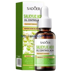 Сыворотка Sadoer с салициловой кислотой от прыщей и угрей(45347)