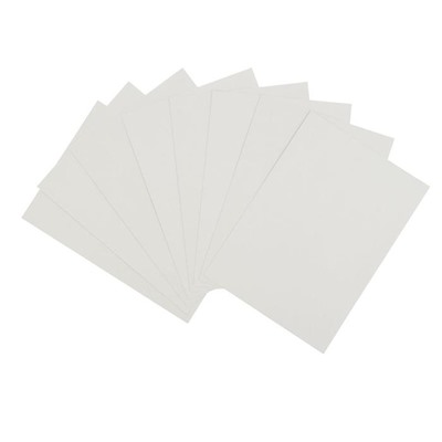 Картон белый А4, 8 листов "Котенок", немелованный, плотность 220 г/м2