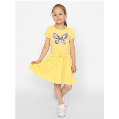 CWKG 63409-30 Платье для девочки,желтый
