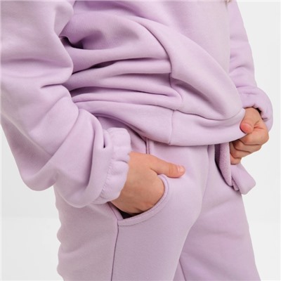 Костюм детский (худи, брюки) MINAKU цвет лавандовый, рост 104 см