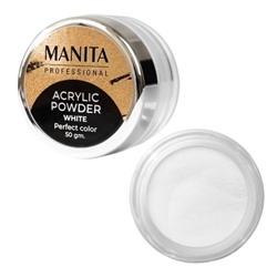 Manita Professional Акриловая пудра мелкодисперсная «White», 50 г