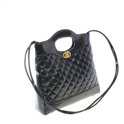 Стильная женская сумочка Tinel_France из эко-кожи темно-серого цвета.