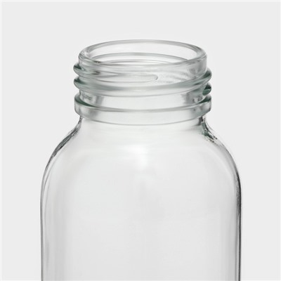 Бутылка для воды стеклянная в чехле «Единорожек», 300 мл, h=16,5 см