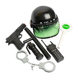 Набор игровой «Полиция», со шлемом, 7 предметов, МИКС