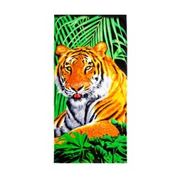 Полотенце Махровое пляжное "Тигр"
