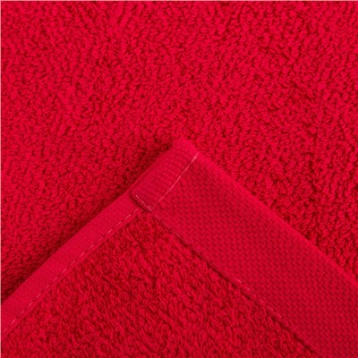 Полотенце махровое Этель «Терри» 70x140 см, красный