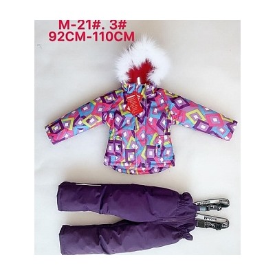 M21#3 Зимний костюм для девочки (92-110)