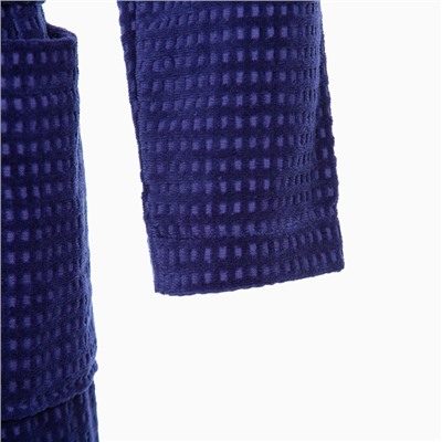 Халат махровый LoveLife "Comfort" цвет синий, размер 52-54 (М) 100% хлопок, 330 гр/м2