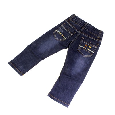 Рост 98-104. Стильные детские джинсы Velros_IDO черного цвета со светлыми переходами.