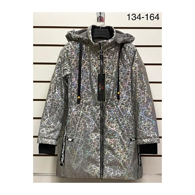 V0705-Sv Светоотражающая куртка для девочки (134-164)