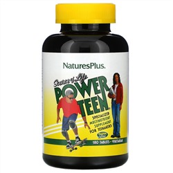 Nature's Plus, Source of Life, Power Teen, питательная добавка для подростков, 180 таблеток