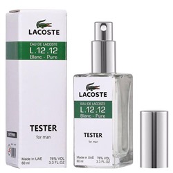Tester UAE Lacoste Eau De Lacoste L.12.12 Blanc - Pure 60 ml