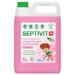 Средство для пола SEPTIVIT "Bubble Gum", 5 л