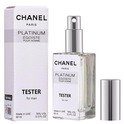 Tester UAE Chanel Egoiste Platinum 60 ml