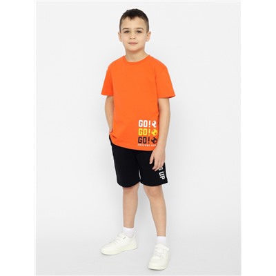 CSKB 63657-29 Футболка для мальчика,оранжевый