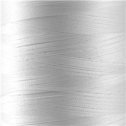 Нитки для вышивания, №130, 5000 м, цвет белый №1301