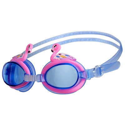 Очки для плавания детские «Фламинго» + беруши, цвета микс