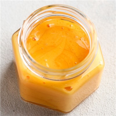 Крем-мёд «Счастье в каждой ложке», в банке, с апельсином, 120 г.