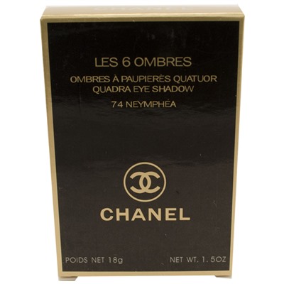 Тени для век Chanel Les 6 Ombres Ombres A Paupies Quatuor Qadra Eye Shadow 74 Nymphea № 3 18 g