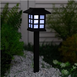Садовый светильник на солнечной батарее Smartbuy, пластик, 8.6 x 8.6 x 38 см