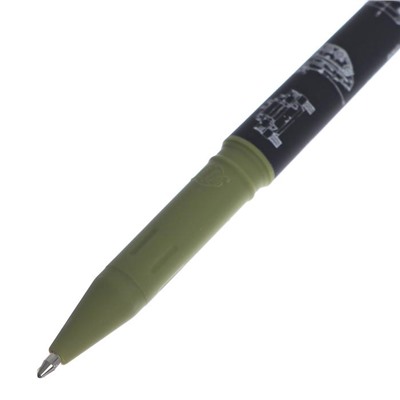 Ручка шариковая PrimeWrite "Чертежи.Танк", 0,7 мм, синие чернила на масляной основе