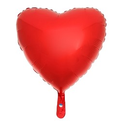 Шар фольгированный 24" «Сердце», цвет красный