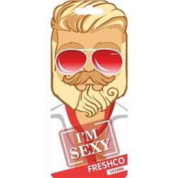 Ароматизатор подвесной картонный "Freshco Территория Мужчин Sexy", интим