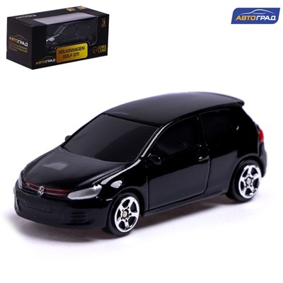 Машина металлическая VOLKSWAGEN GOLF GTI, 1:64, цвет чёрный