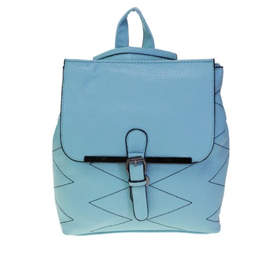 Стильная женская сумка-рюкзак Freedom_zag из эко-кожи бирюзового цвета.